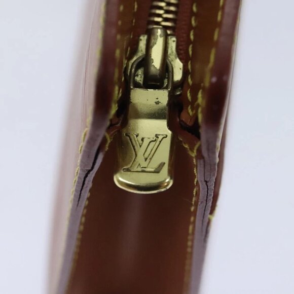 LOUIS VUITTON Epi Pochette Homme Clutch Bag Brown Zipangu Gold M52528 Auth 92635 - Picture 9 of 16